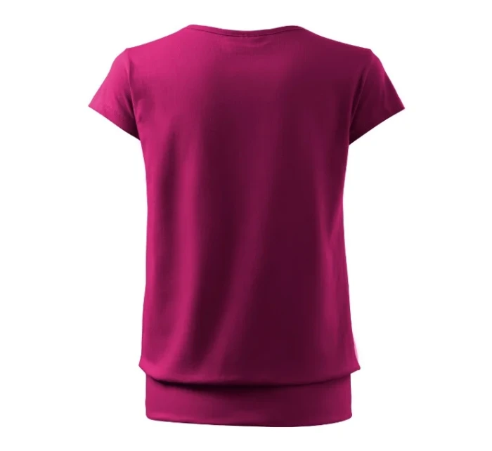 City tričko dámské fuchsia red