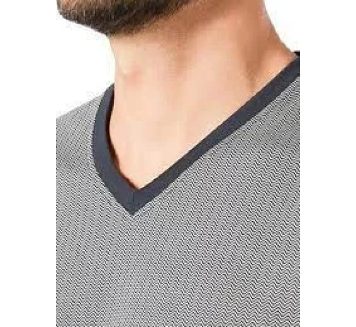 Pánské pyžamo 56002 4008 tm. modrá-vzor - Bugatti