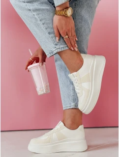 Dámské tenisky na platformě white Dstreet model 21987695 - FashionStreet