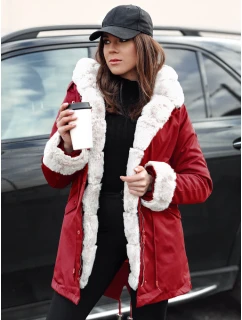 Dámská zimní bunda ARCTIC červená FashionStreet TY5404
