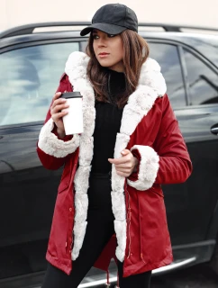 Dámská zimní bunda ARCTIC červená FashionStreet TY5404