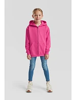 Classic Kids Sweat Jacket Dětská mikina s kapucí model 22534758 heather grey - Fruit of the Loom Classic Kids Sweat Jacket Dětská mikina s kapucí model 22534758 heather grey - Fruit of the Loom