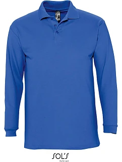 SOL'S Winter II Piqué polo s dlouhým rukávem model 22525791 royal blue