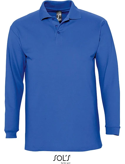 SOL'S Winter II Piqué polo s dlouhým rukávem 25.1353 royal blue SOL'S Winter II Piqué polo s dlouhým rukávem 25.1353 royal blue
