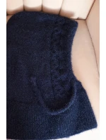 Dámská čepice s kapucí a pleteným model 21731156 - K-Fashion