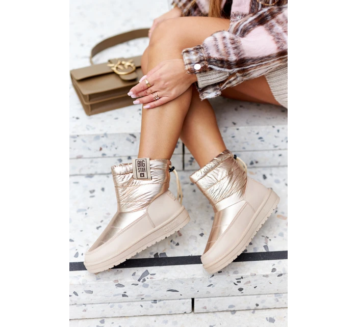Dámské Sněhule Big Star model 21562603 Béžové - Big Star Shoes