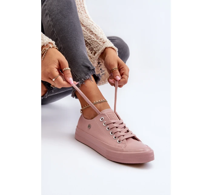 Klasické Dámské Tenisky Big Star NN274291 Růžové