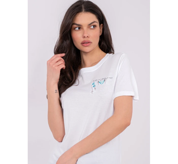 T shirt model 21821400 biały - FPrice