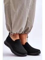 Dámské textilní nazouvací tenisky černé Adiora Dámské textilní nazouvací tenisky černé Adiora