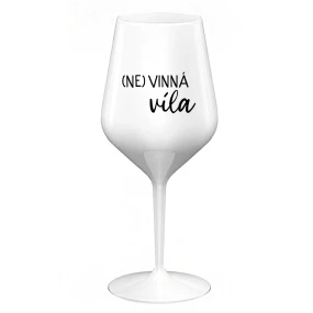 (NE)VINNÁ VÍLA - biely nerozbitný pohár na víno 470 ml (NE)VINNÁ VÍLA - biely nerozbitný pohár na víno 470 ml