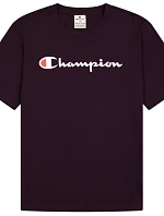Pánské tričko 220256 VS025 Tmavě fialová vzor - Champion