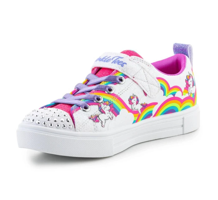 Boty Skechers Twinkle Toes S Lights Twinkle Sparks Jumpin Clouds Jr 314809L-WMLT