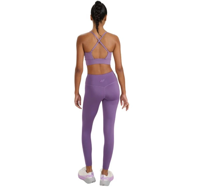 Dámské legíny 4F FNK F360 purple 4FWAW25TFTIF360 53S dámské Dámské legíny 4F FNK F360 purple 4FWAW25TFTIF360 53S dámské