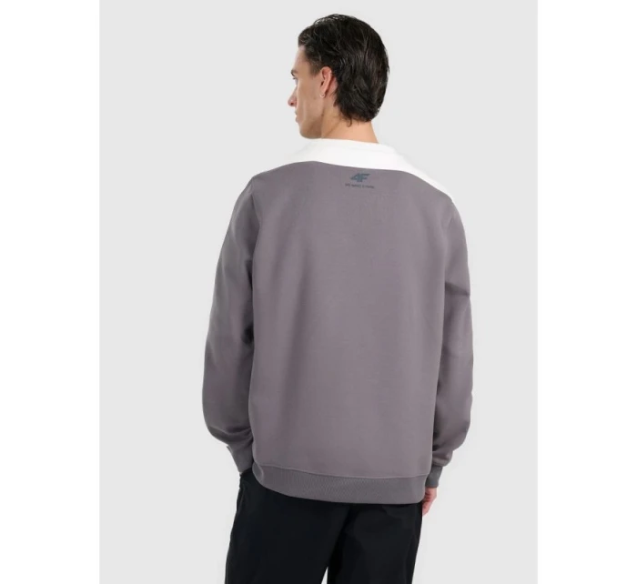 Pánská mikina s kapucí 4F 4FRAW25TSWSM2457-23S bez svetru Pánská mikina s kapucí 4F 4FRAW25TSWSM2457-23S bez svetru