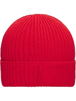 MB Pletená čepice z bio bavlny 03. red model 22446559 - Daiber MB Pletená čepice z bio bavlny 03. red model 22446559 - Daiber