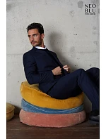 Men Pánské sako night blue model 22500396 - NEOBLU Men Pánské sako night blue model 22500396 - NEOBLU