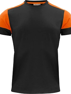 Prime T Men Pánské těžké tričko model 22456084 black/orange - Printer