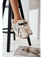 Kožené Semišové Dámské Tenisky Big Star model 22074797 Bílé - Big Star Shoes