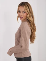 Bluzka RV BZ model 21801869 ciemny bezowy - FPrice Bluzka RV BZ model 21801869 ciemny bezowy - FPrice