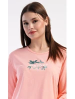 Dámské pyžamo dlouhé model 21154956 - Vienetta Dámské pyžamo dlouhé model 21154956 - Vienetta