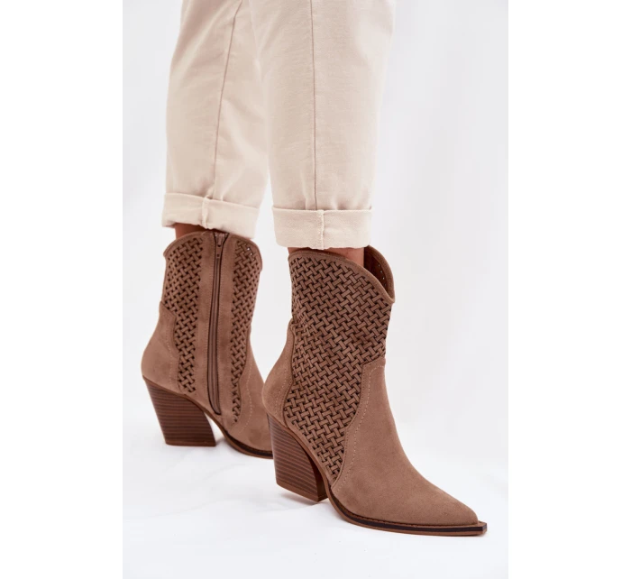 Boty na podpatku  model 224239 Step in style