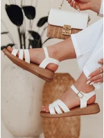 sandály na nízkém podpatku bílé Dstreet model 21985131 - FashionStreet