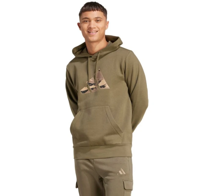 Pánská adidas Camo olive mikina JM6379 pánské