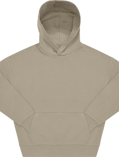 B&C Influence Hoodie Oversize mikina s kapucí z těžké bavlny 01.IH02 mastic