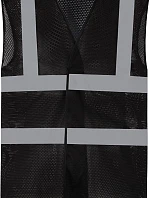 Yoko HVW 120 Hi-Vis síťovaná bezpečnostní vesta 79.W120 black