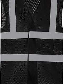 Yoko HVW 120 Hi-Vis síťovaná bezpečnostní vesta 79.W120 black