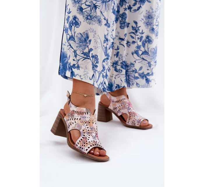 Dámské Sandály S Vzory Na Podpatku Multikolor Tosine Dámské Sandály S Vzory Na Podpatku Multikolor Tosine