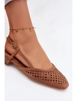 baleríny z eko semiše Camel model 21951516 - Boto