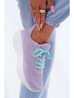 Dámské sportovní boty na platformě Levandulové Gelirae Dámské sportovní boty na platformě Levandulové Gelirae