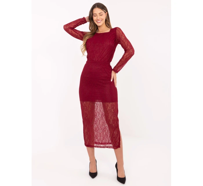 Sukně MI SD 122436.60 bordó Sukně MI SD 122436.60 bordó