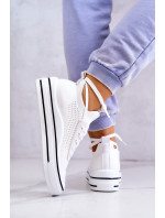 Dámské ponožky tenisky Bílé Soren