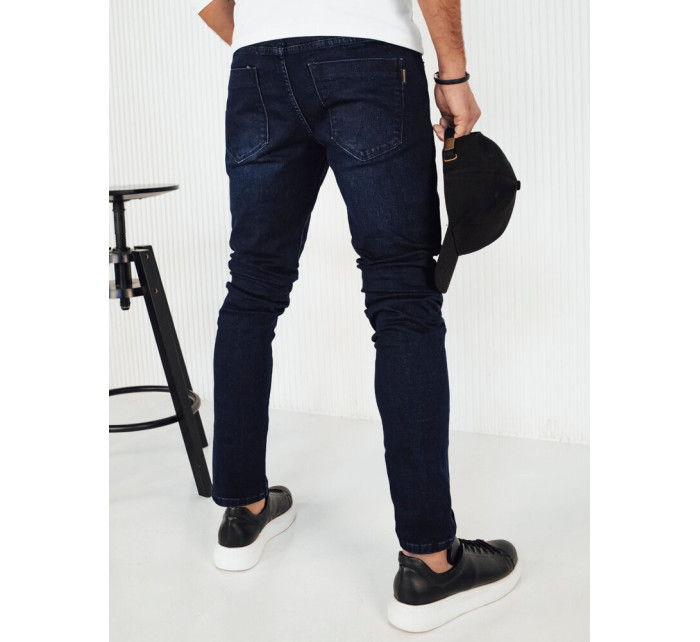 Pánské tmavě modré džínové kalhoty Dstreet UX4142
