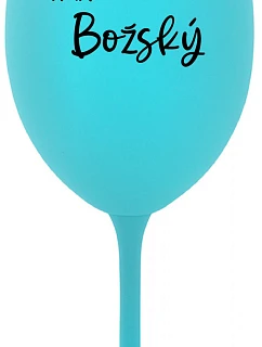 tyrkysový pohár na víno 350 ml model 20776220 - Giftela