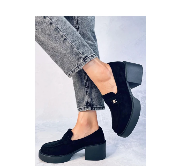 Dámské mokasiny NS382P černé - Inello