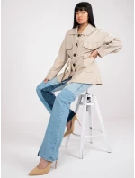 Dámský kabát EM EN 5422.22P béžový - FPrice