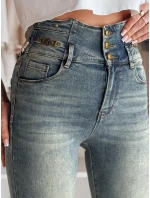 Dámské úzké džíny STOLINE blue FashionStreet UY2479