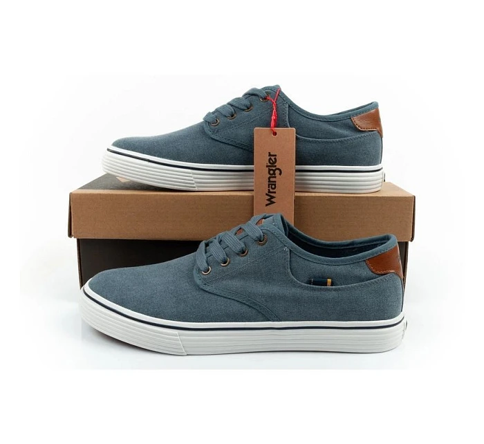 Pánská sportovní obuv Wrangler Calypso Derby trainers blue comfortable Pánská sportovní obuv Wrangler Calypso Derby trainers blue comfortable