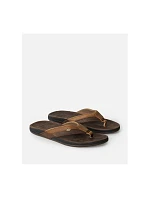 Plážové žabky RIP CURL Bell.S Leather Open Toe, hnědé