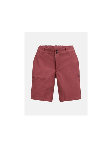 Dámské šortky PEAK PERFORMANCE W Iconiq Shorts, červené