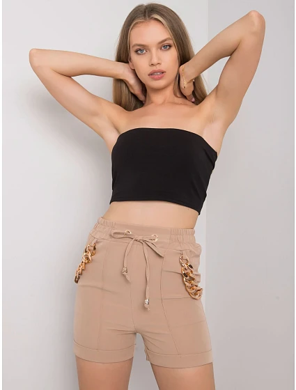 Szorty DHJ SN model 19762873 ciemny bezowy - FPrice