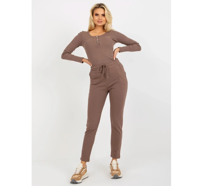 Tepláky RV DR 8369.89P hnědá Tepláky RV DR 8369.89P hnědá