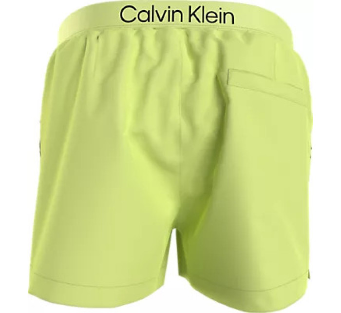Pánské plavky Tkaný spodní díl SHORT DRAWSTRING KM0KM00946LLD - Calvin Klein