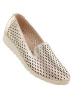 Dámská zlatá prolamovaná obuv Jezzi RMR1628