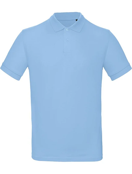 B&C Inspire Polo /men_° Pánské piqué polo z bio bavlny 01.0430 sky blue B&C Inspire Polo /men_° Pánské piqué polo z bio bavlny 01.0430 sky blue