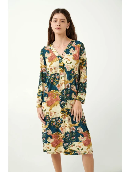 Květinová noční košile model 20515344 - Vamp Květinová noční košile model 20515344 - Vamp