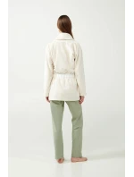 Vamp - Béžový fleecový župan 21361 - Vamp Vamp - Béžový fleecový župan 21361 - Vamp